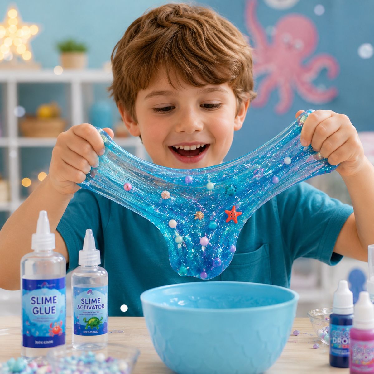 DIY Slime Squishies – Morska deklica (4+ leta)
