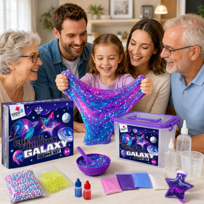 DIY Slime Squishies – Galaksija (4+ let)