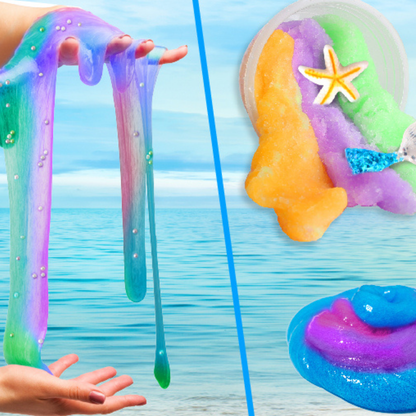 Ocean Mermaids Slime Kit | Ustvari svoj sluzasti morski svet | za otroke 4+