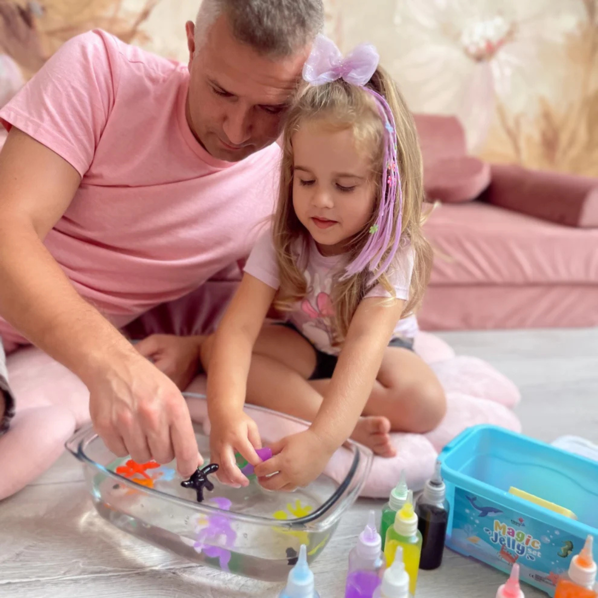 Čarobni vodni škratki z BLEŠČICAMI | Kmetija | 8 barv | za otroke 3+