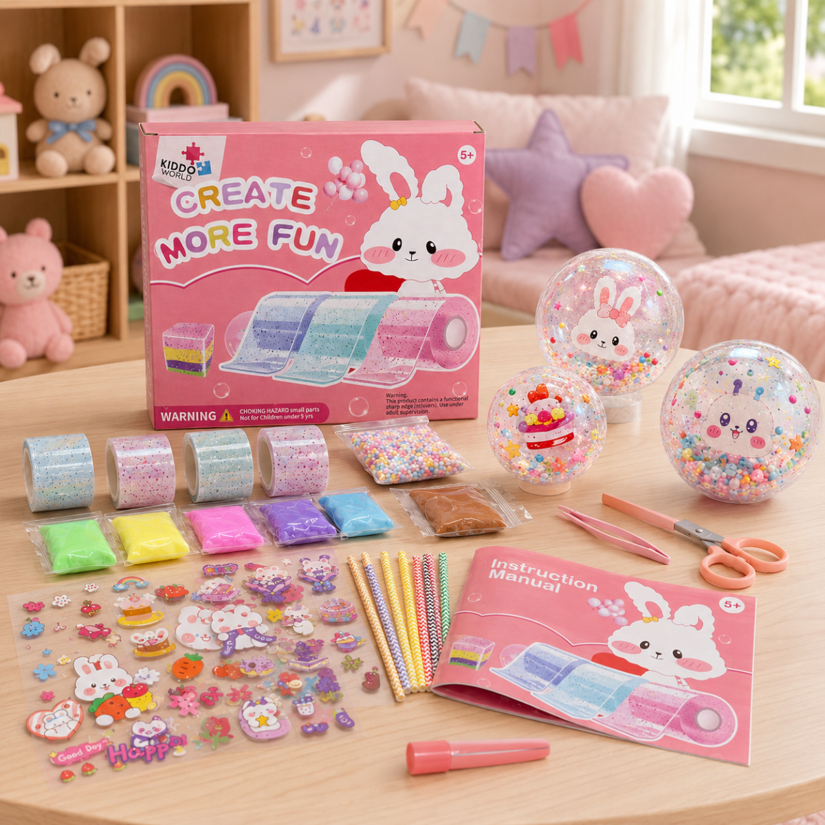 41-delni DIY Bubble Squishies Kit (4+ leta)