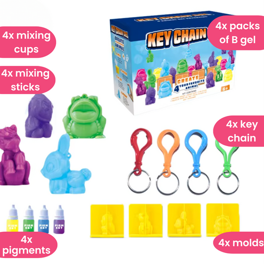 Ustvarjalni DIY paket Squishy figuric (6+ leta)