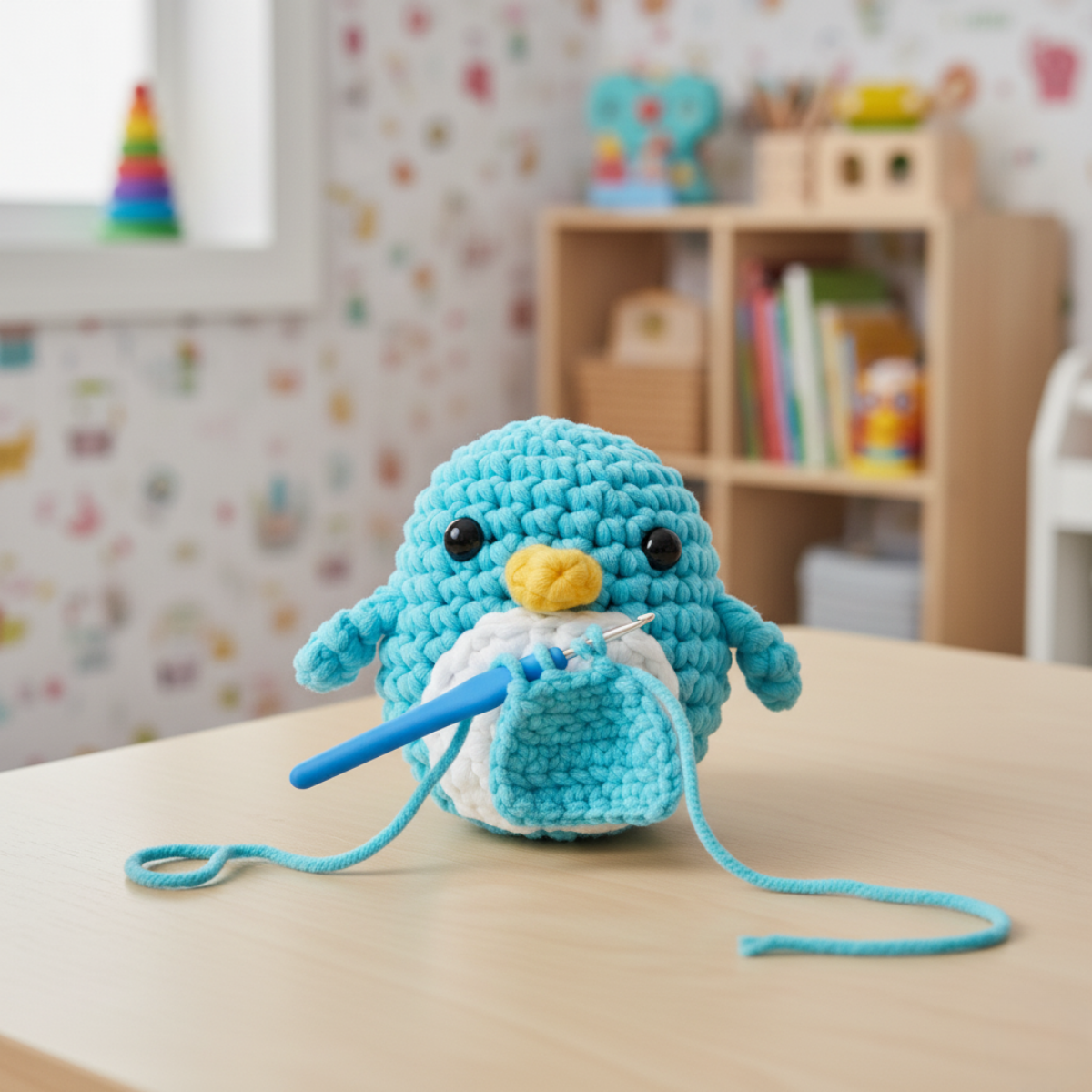 Komplet za kvačkanje za začetnike | Pingvin Oli | Primerno za 10+