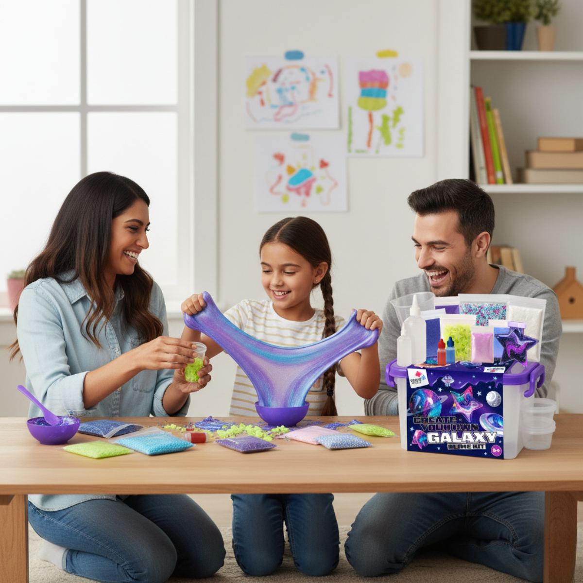 Galaxy Slime Kit | Ustvari svojo sluzasto galaksijo | za otroke 4+