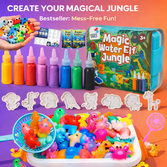 Čarobni vodni škratki, Živalice v Džungli, 8 barv + 8 modelčkov