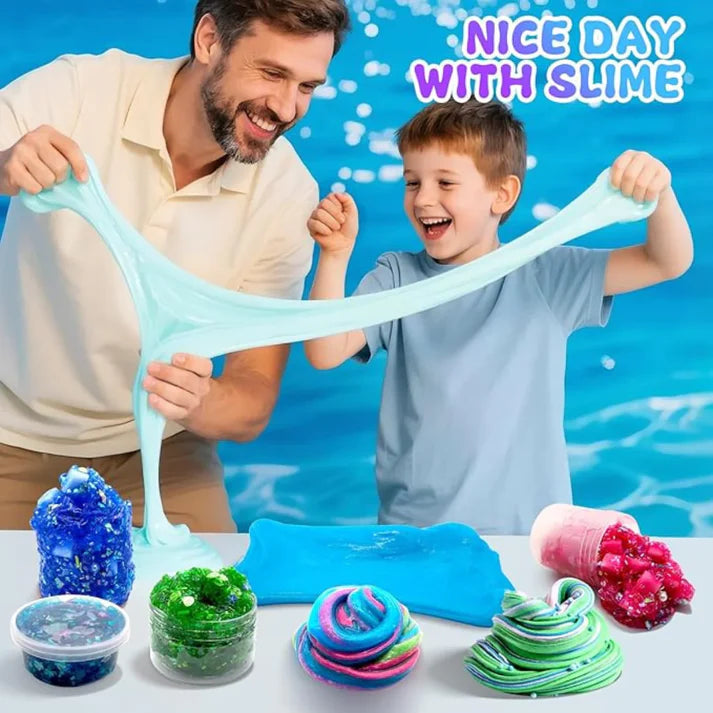 Slime Mega Bundle 2+1 | 3 ustvarjalni svetovi | za otroke 4+