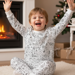 Dvodelna otroška pižama za pobarvati | Zima (4-8 let)