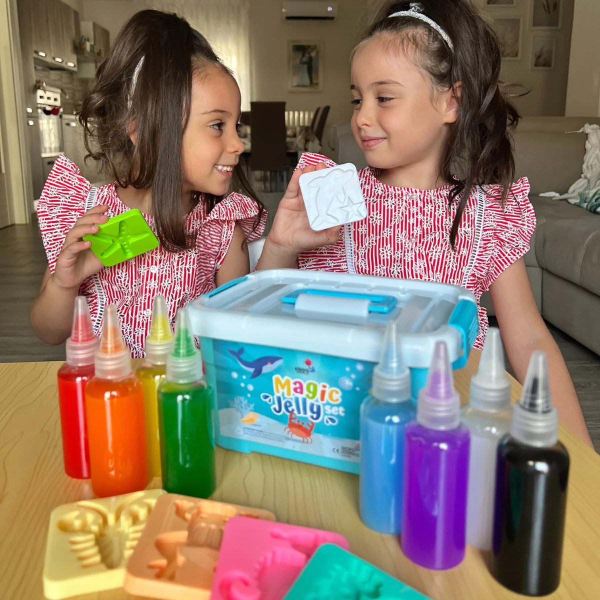 Čarobni vodni škratki z BLEŠČICAMI | Kmetija | 8 barv | za otroke 3+