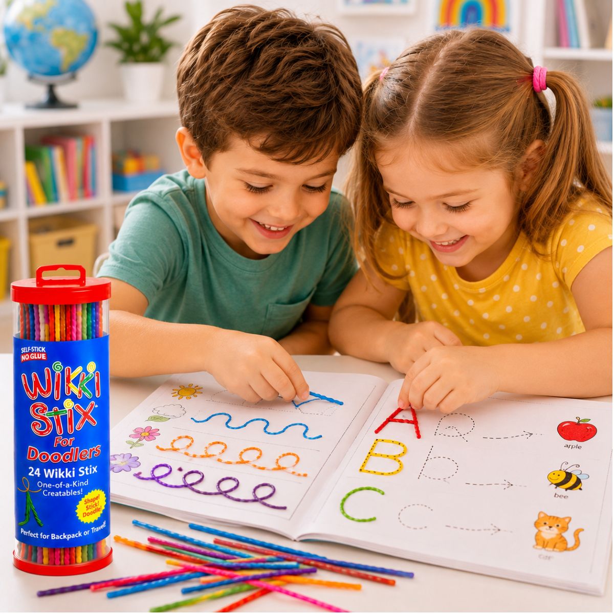 Wikki Stix: Velika e-knjiga aktivnosti (30 strani in 40 nalog)