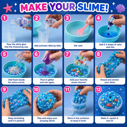 DIY Slime Squishies – Morska deklica (4+ leta)