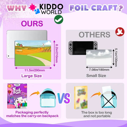 Foil Fun: Samorogi in princeske – Ustvarite bleščeče pravljice brez nereda! (4+ leta)