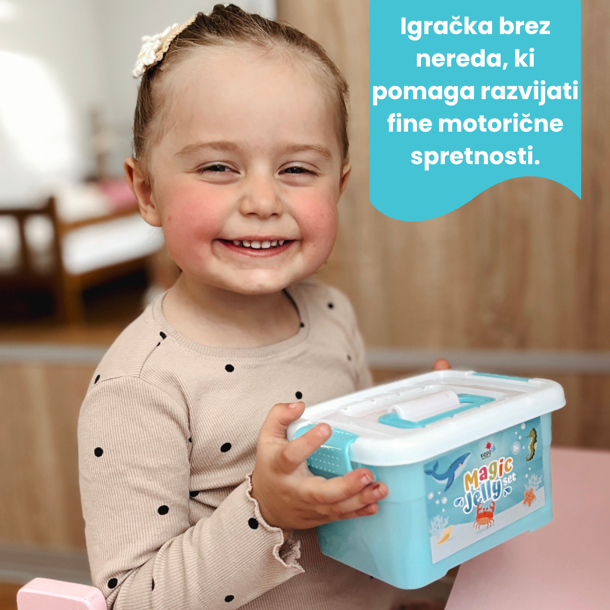 Čarobni vodni škratki z BLEŠČICAMI | Morski svet | 8 ali 16 barv | za otroke 3+