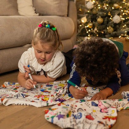 Dvodelna otroška pižama za pobarvati | Zabava (4-8 let)