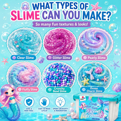 DIY Slime Squishies – Morska deklica (4+ leta)
