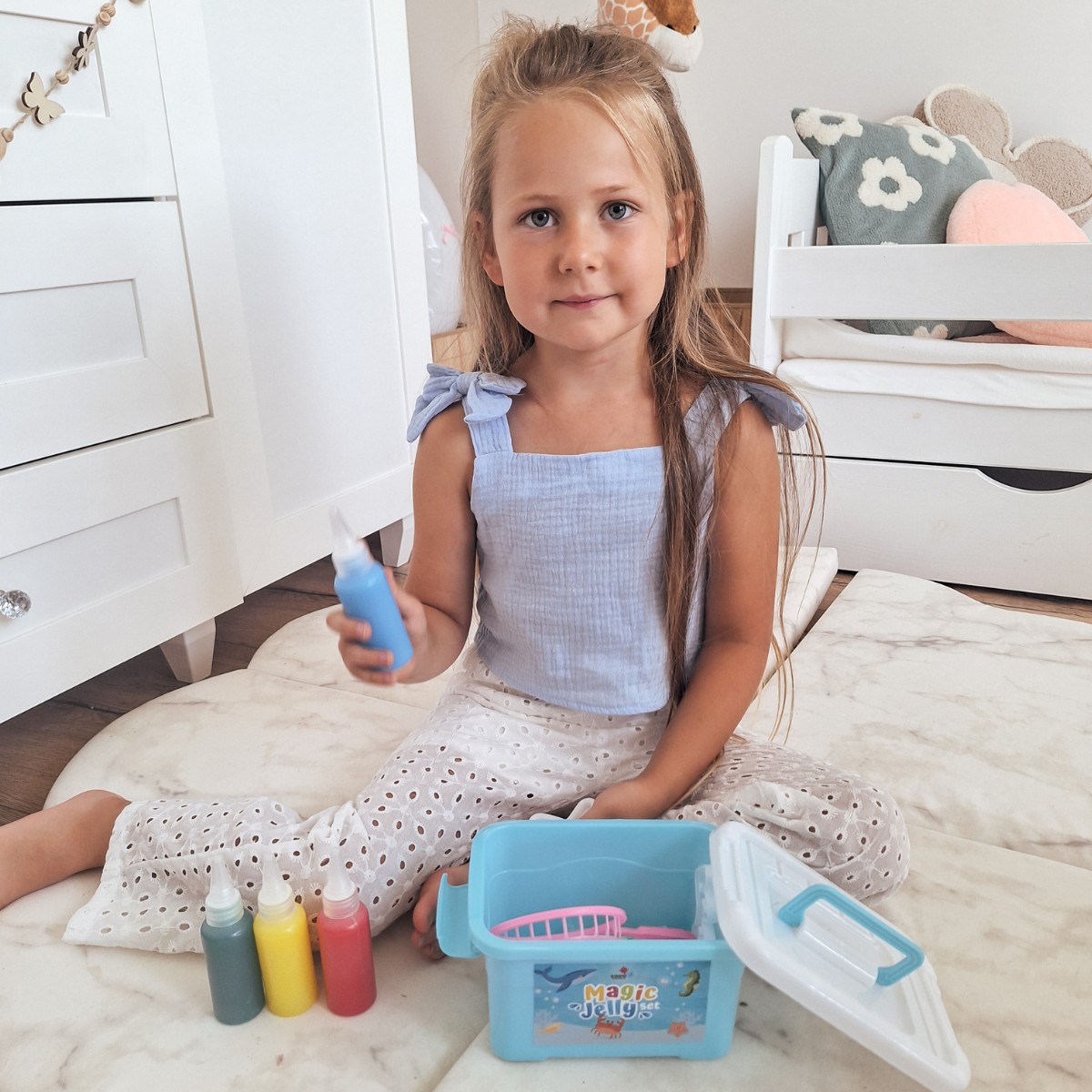 Čarobni vodni škratki z BLEŠČICAMI | Morski svet | 8 ali 16 barv | za otroke 3+