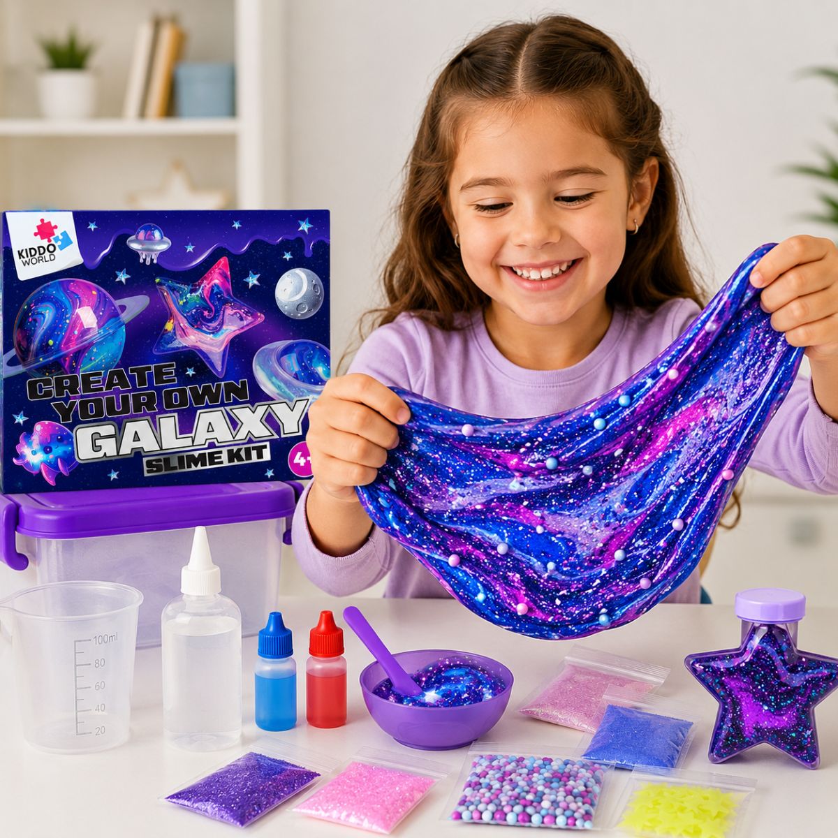 DIY Slime Squishies – Galaksija (4+ let)