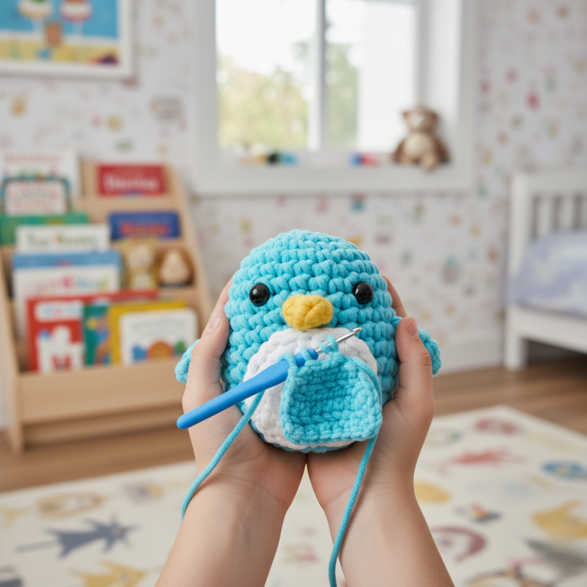 Komplet za kvačkanje za začetnike | Pingvin Oli | Primerno za 10+