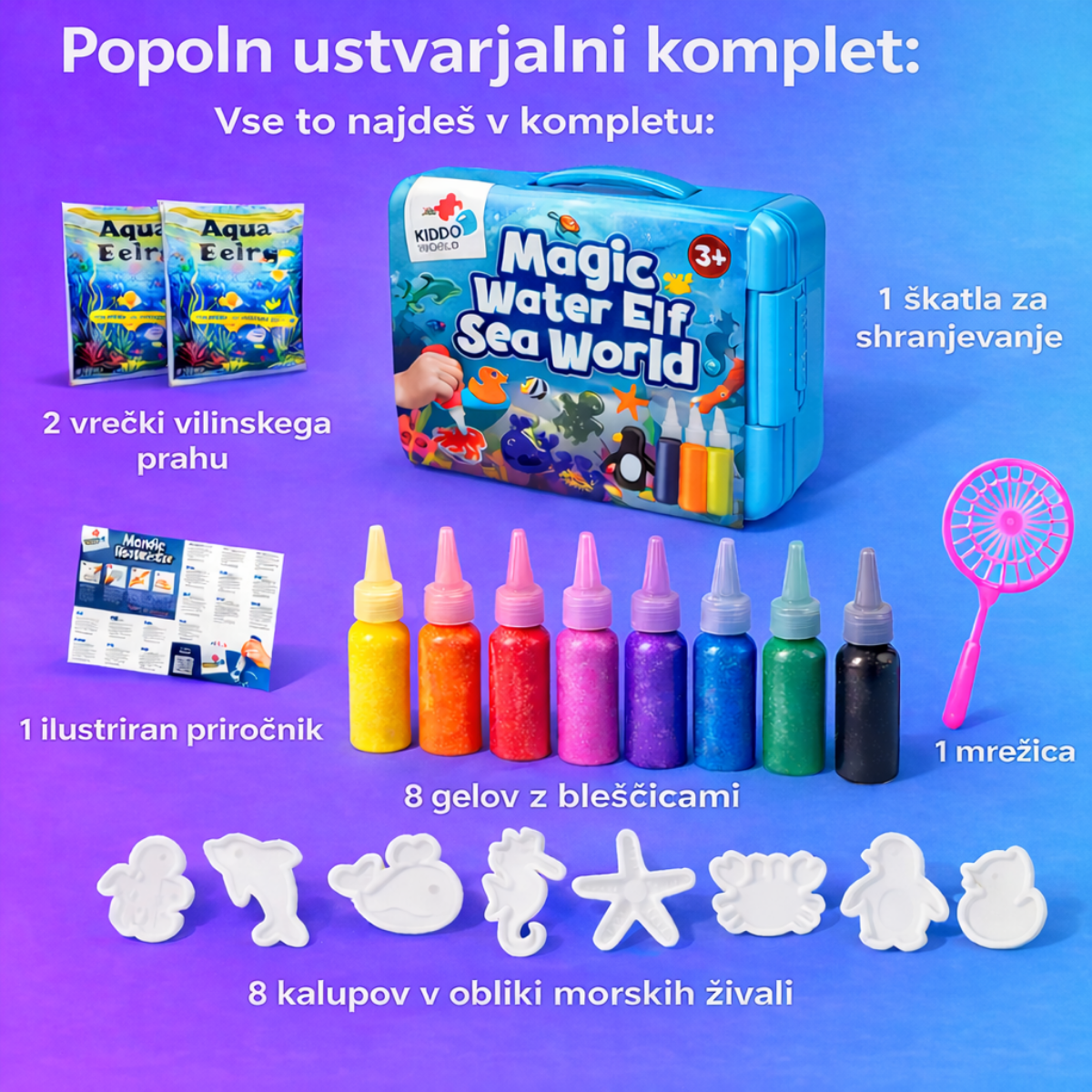 Čarobni vodni škratki – Morski svet (3+ leta)