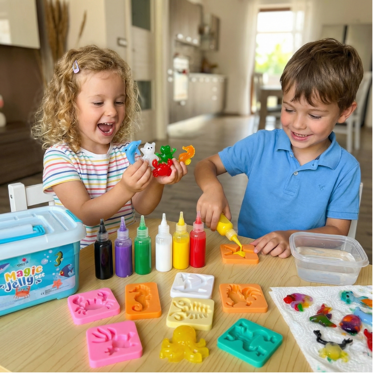 TOPSELLER BUNDLE: Magic Water Squishies & Pom Pom Kit