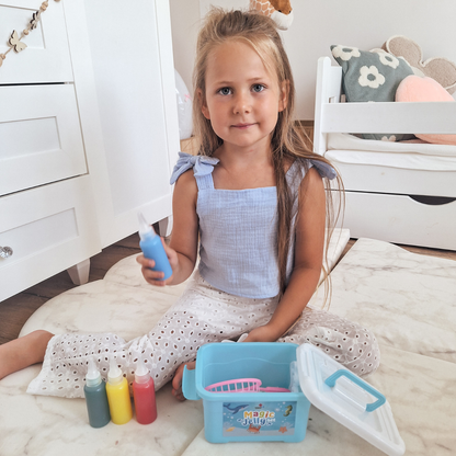 Čarobni vodni škratki z BLEŠČICAMI | Kmetija | 8 barv | za otroke 3+