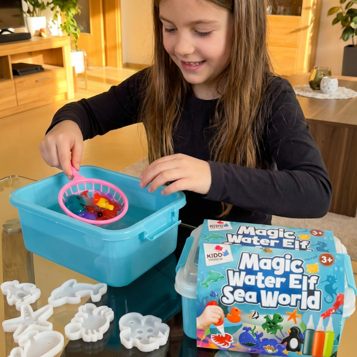 Čarobni vodni škratki  | Morski svet | 4, 8 ali 12 barv | za otroke 2+