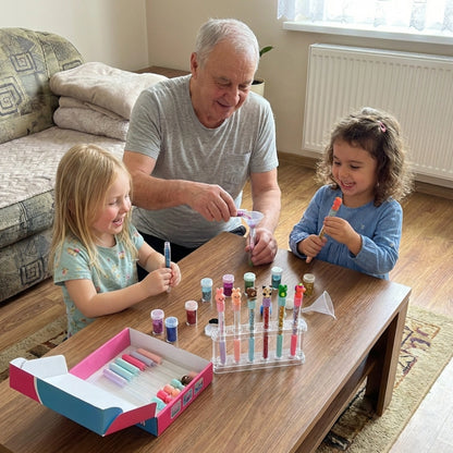 Pisalni Studio: Ustvari svoja unikatna pisala | Kreativni 21 delni set za otroke 4+