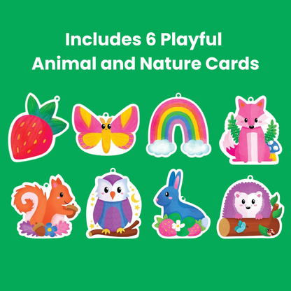 Tufting Kit | Senzorična ustvarjalna igra z barvnimi lističi | za otroke 4+