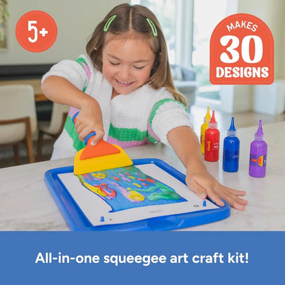 Squeegee Art – Ustvarjalni set brez packanja za otroke 5+
