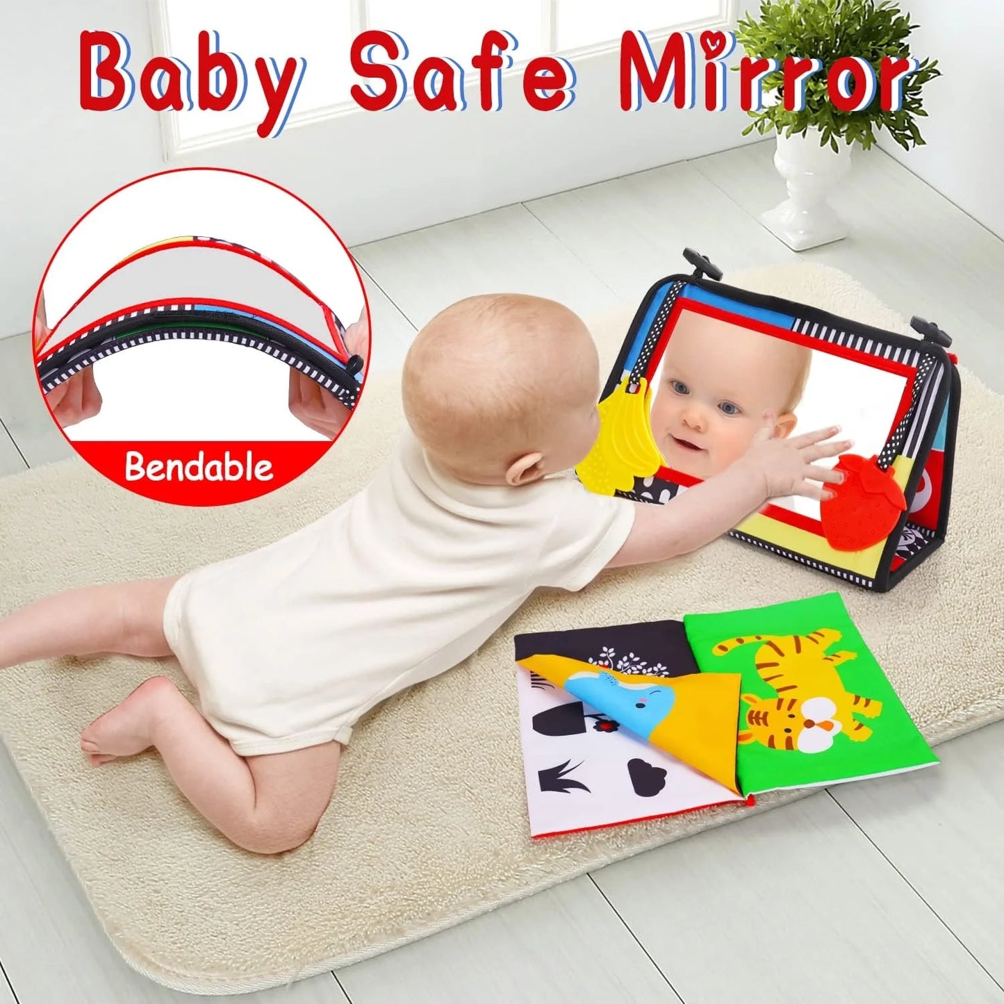 "Tummy time" razvojna podloga za igro na trebuščku (0–12 mesecev)
