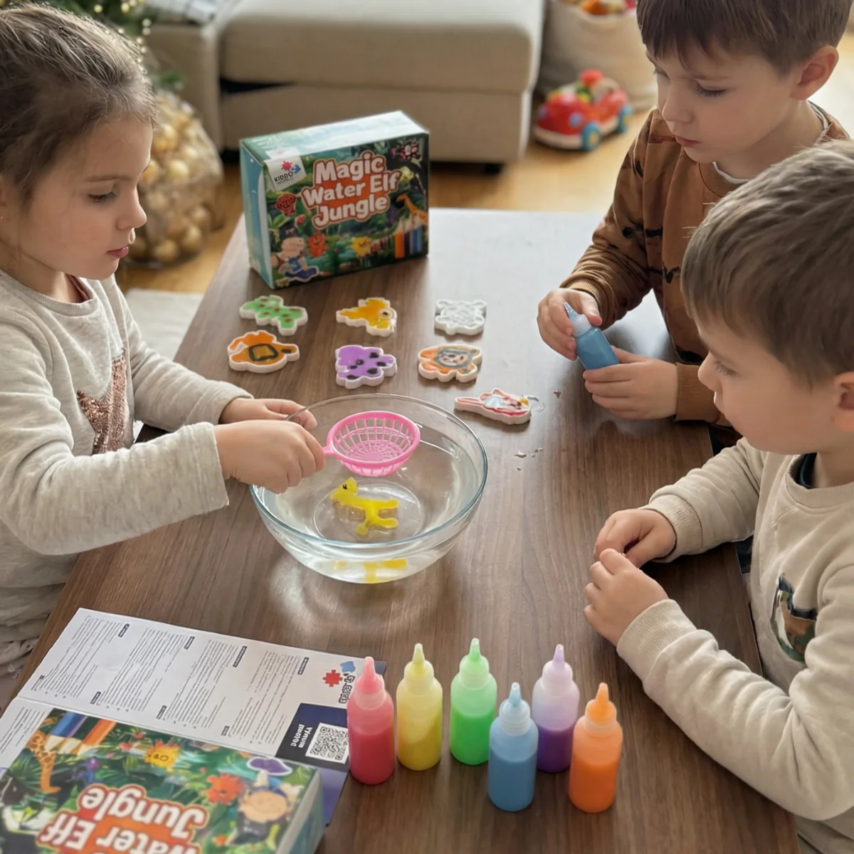 Čarobni vodni škratki | Džungla | 4, 8 ali 12 barv | za otroke 3+