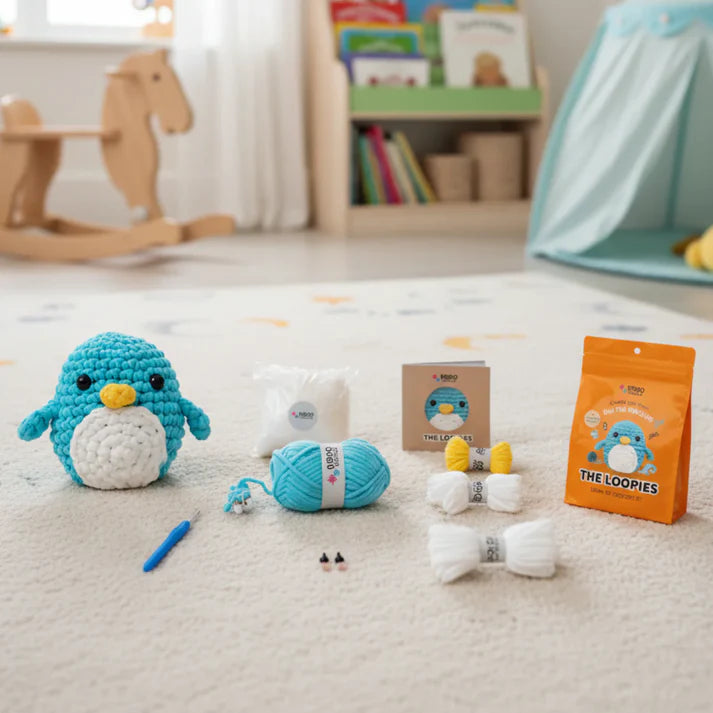The Loopies 2+1 – kvačkalni set | 3 prikupne figurice | za otroke 10+