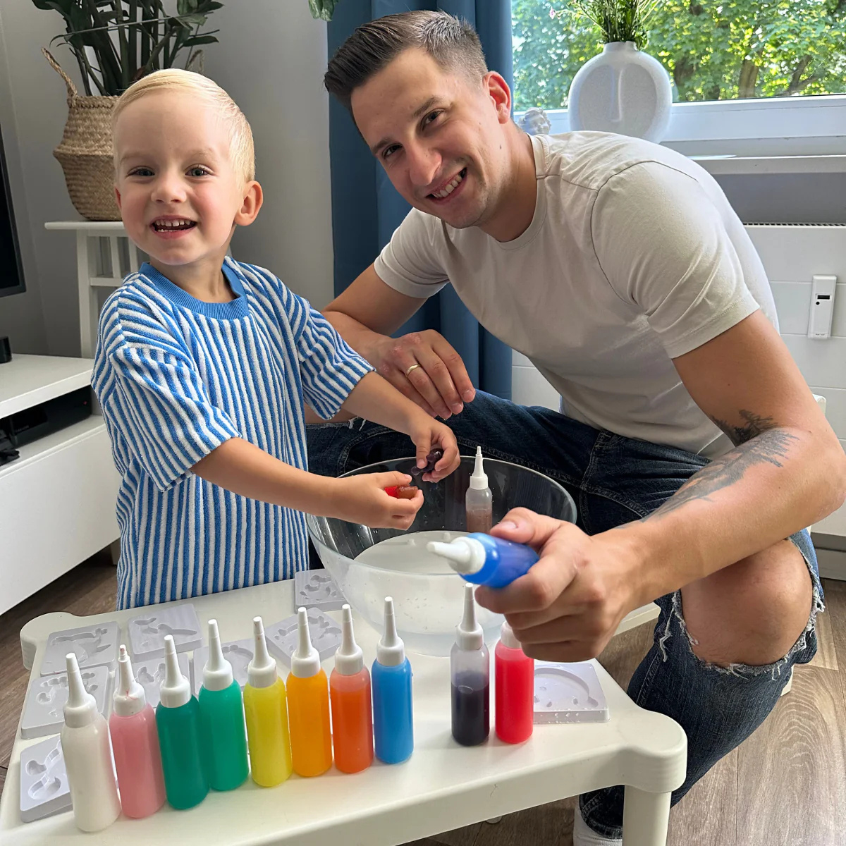 Čarobni vodni škratki z BLEŠČICAMI | Morski svet | 8 ali 16 barv | za otroke 3+