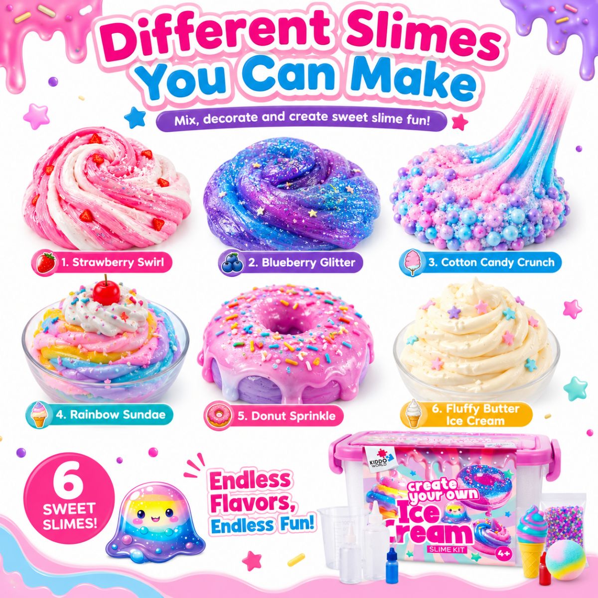 DIY Slime Squishies – Sladoled (4+ let)