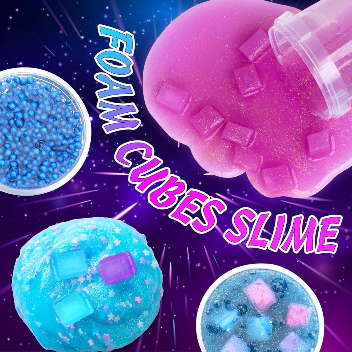 Galaxy Slime Kit | Ustvari svojo sluzasto galaksijo | za otroke 4+
