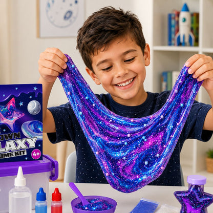 DIY Slime Squishies – Galaksija (4+ let)