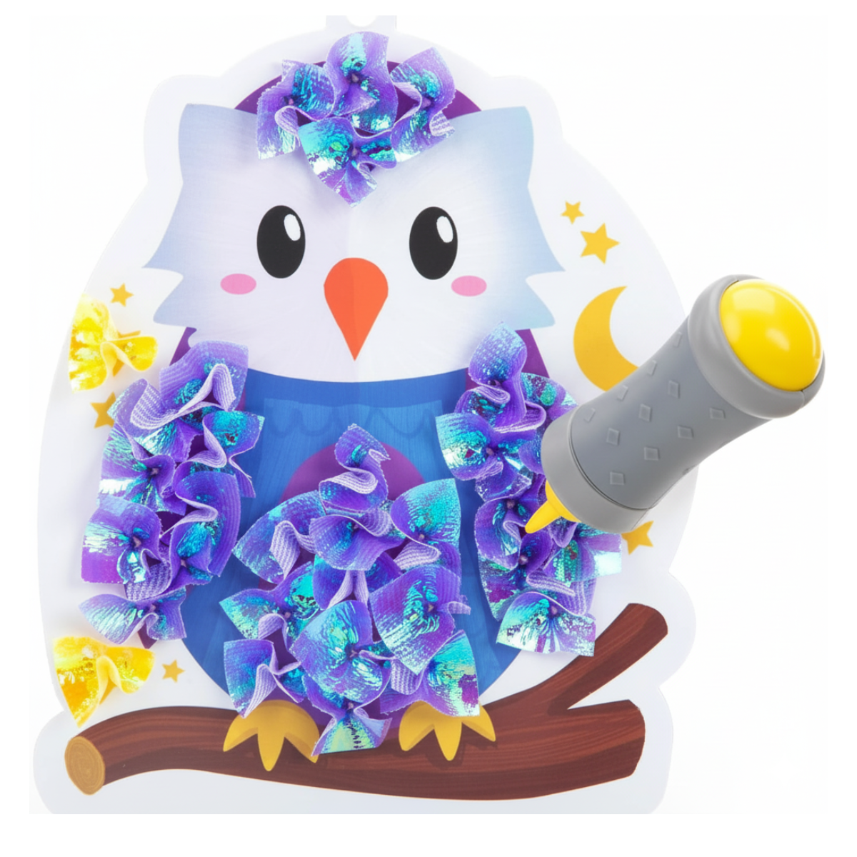 Tufting Kit | Senzorična ustvarjalna igra z barvnimi lističi | za otroke 4+