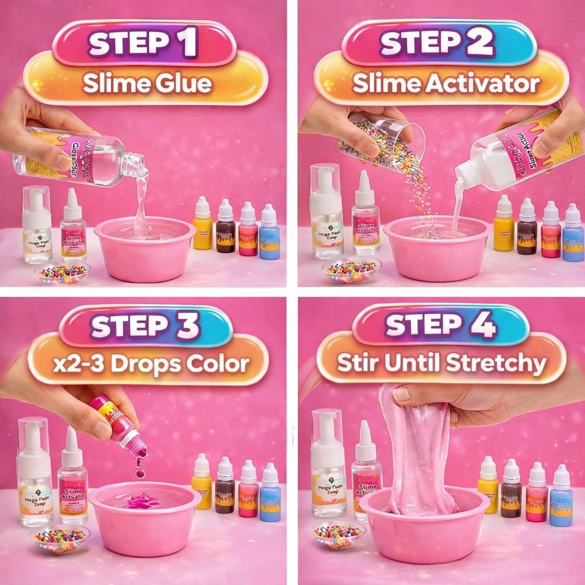 Set za izdelavo sladolednega slime-a