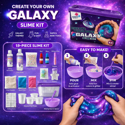 DIY Slime Squishies – Galaksija (4+ let)