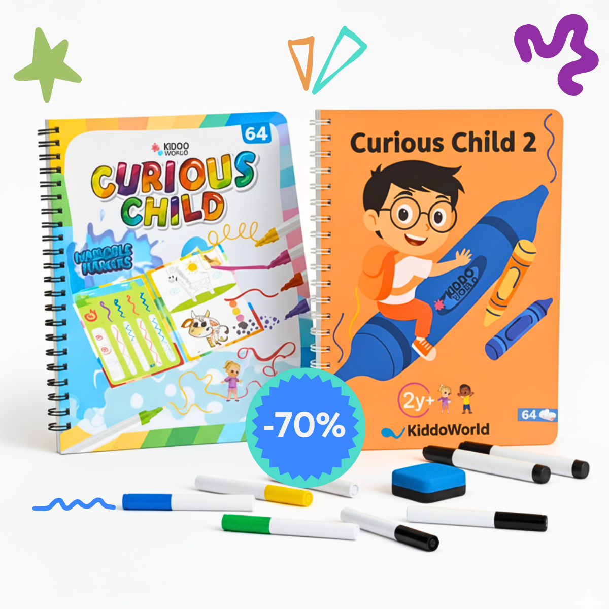 GENIUS KID | Najhitrejša pot do pametnejšega otroka (128 strani, 2–5 let)