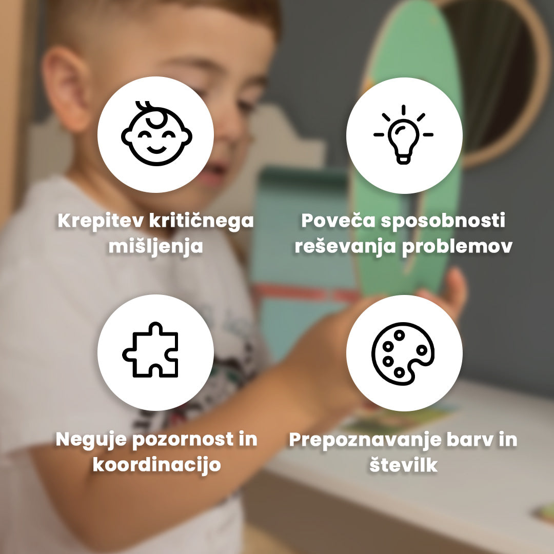 Montessori sestavljanka "Svet številk"