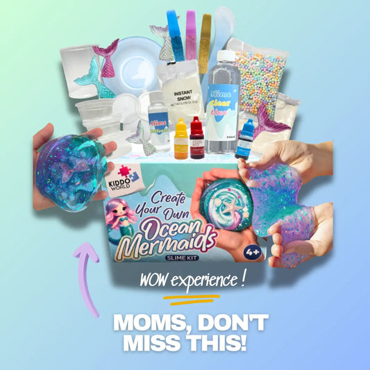 19-delni ustvarjalni SLIME komplet l Morski svet