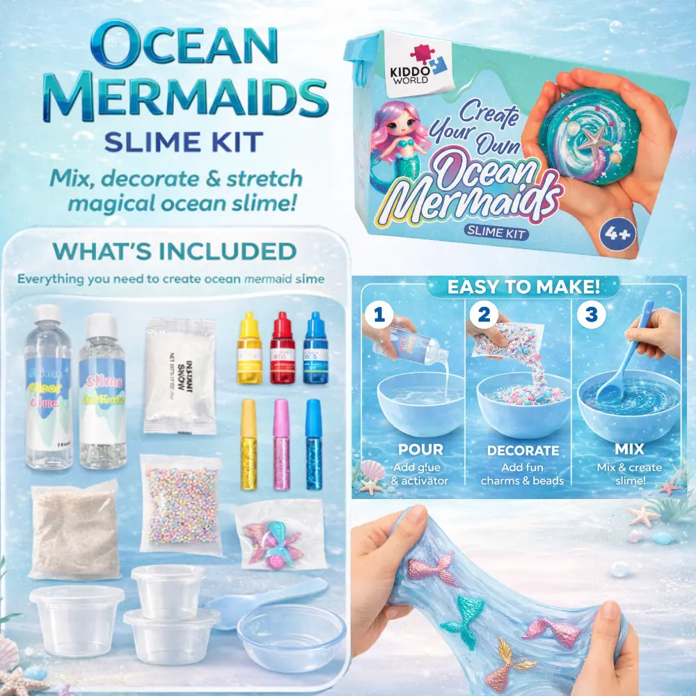 DIY Slime Squishies – Morska deklica (4+ leta)