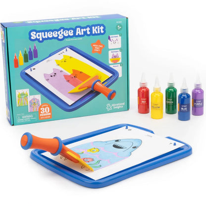 Squeegee Art – Ustvarjalni set brez packanja za otroke 5+