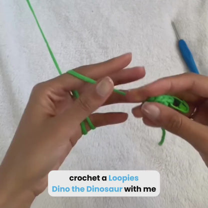 Komplet za kvačkanje za začetnike | Dinozaver Oscar | Primerno za 10+